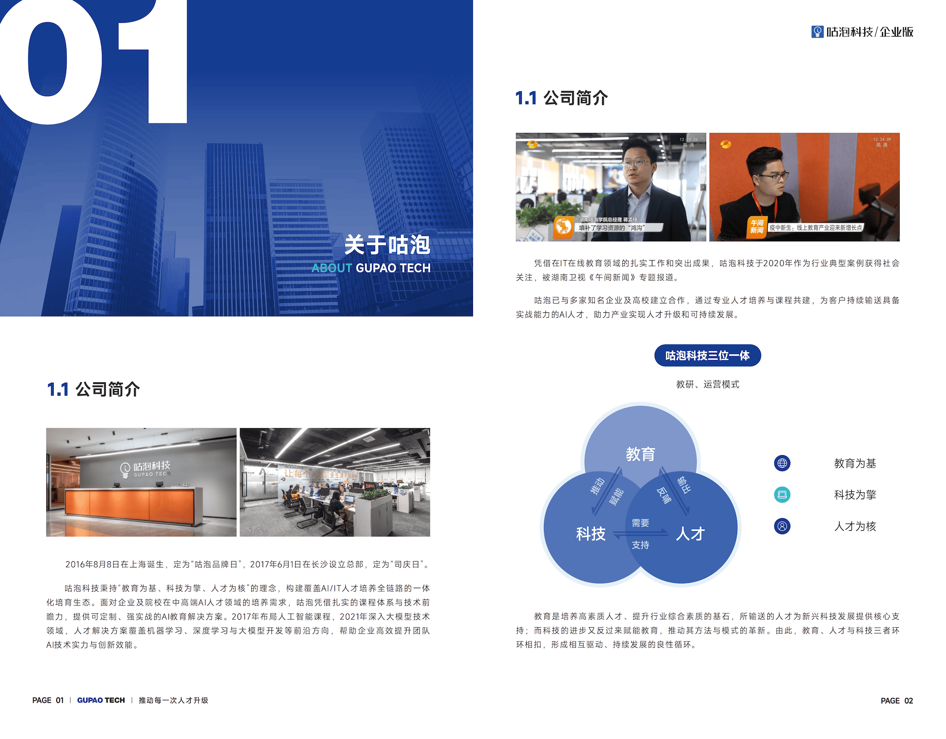 企业版宣传册 第3张